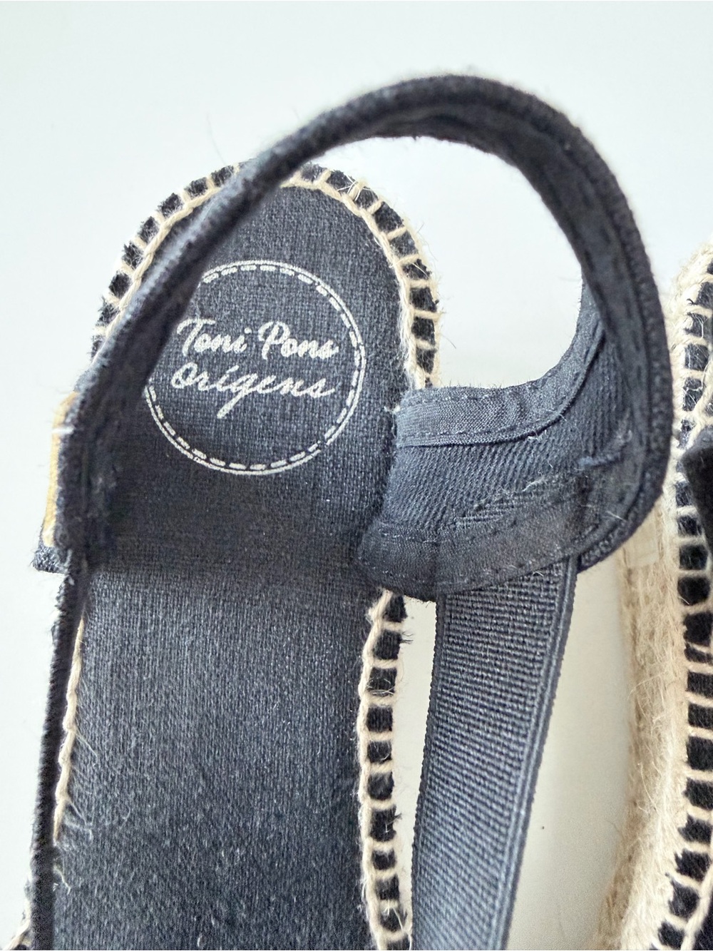 Toni Pons Black 'Ter' Espadrille Sandal Size 40 - New Without Tags - Picture 5 of 10